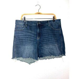Kut From The Kloth Gidget Fray Shorts Size 14W